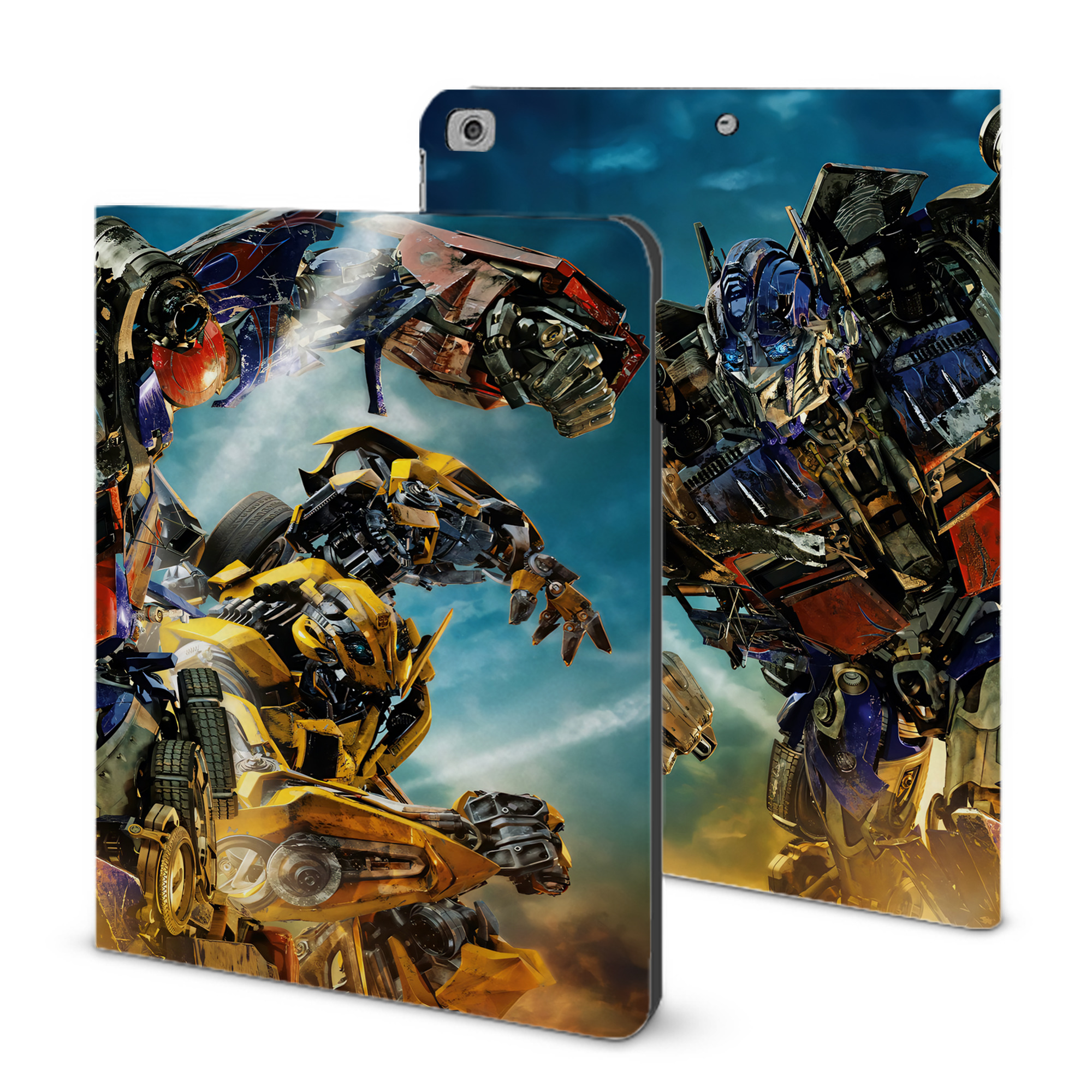 （画像用） Transformers トランスフォーマー IPad ケース ブック型 PUレザー TPU 耐衝撃 軽量 薄型 ペン収納なし 全面保護 IPad 各モデル対応
